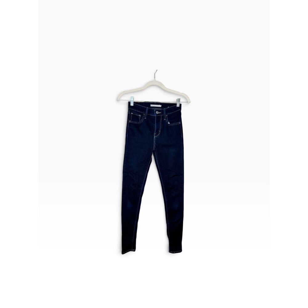 Levi's 720 High Rise Super Skinny Jeans Women's 24 Dark Wash Stretch Denim